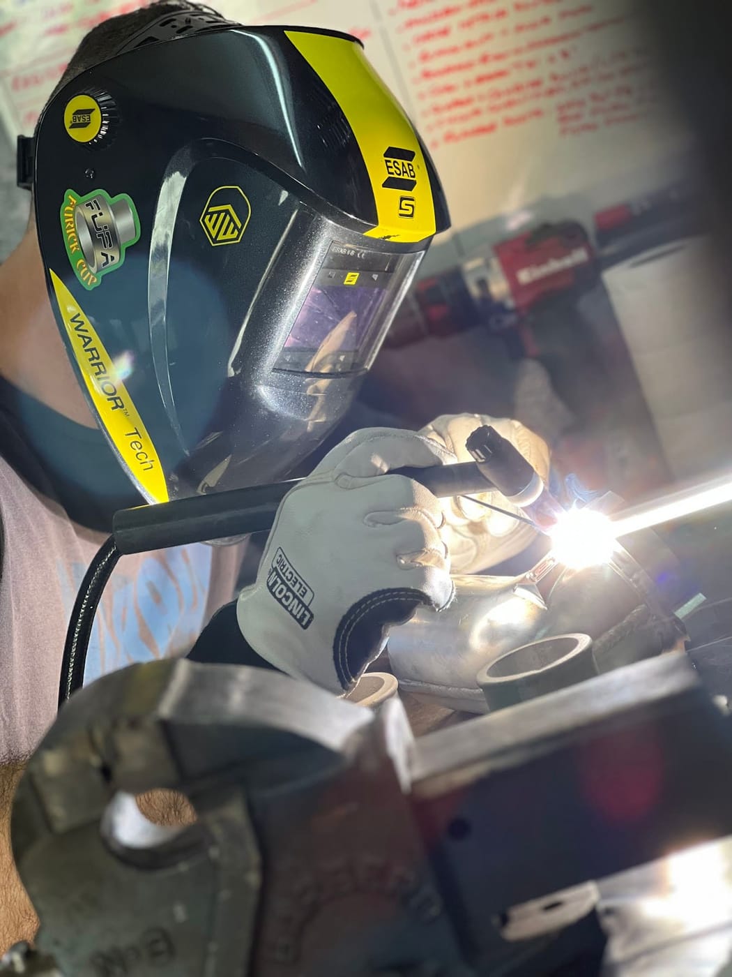 Soldadura TIG — taller Sebastiao Performance